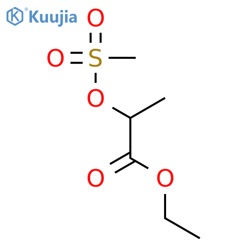 Ethyl (S)-(-)-O-Mesyl Lactate structure