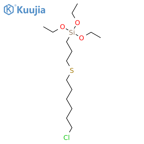 Silane, [3-[(6-chlorohexyl)thio]propyl]triethoxy- structure