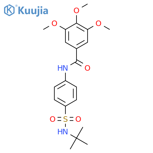 N-(4-tert-Butylsulfamoyl-phenyl)-3,4,5-trimethoxy-benzamide structure