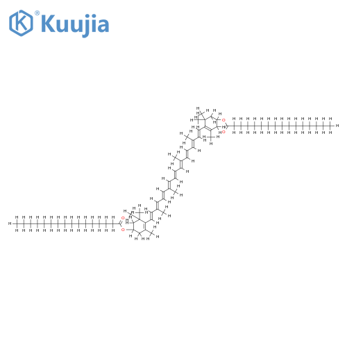 (-)(3Xi,3'Xi)-3,3'-Dipalmitoyloxy-all-trans-beta-carotin structure