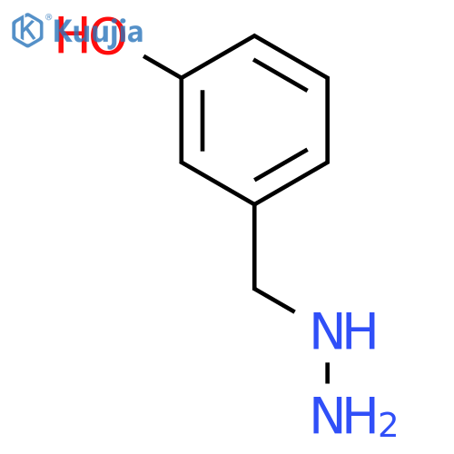 3-(hydrazinylmethyl)phenol structure