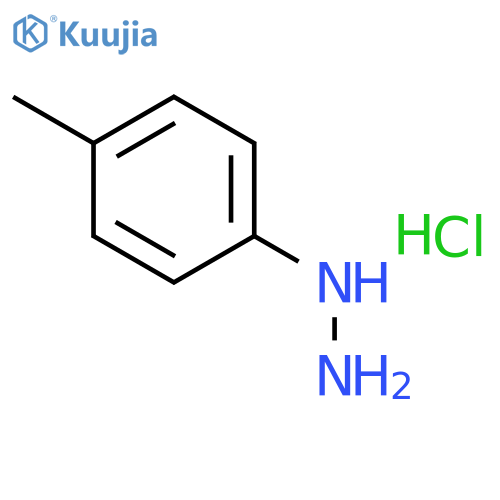 (4-methylphenyl)hydrazine hydrochloride structure