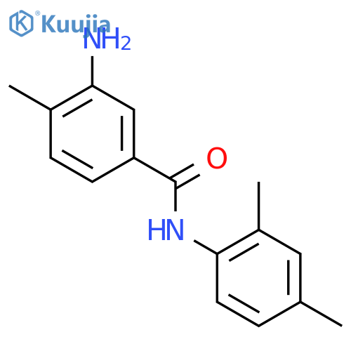 3-Amino-N-(2,4-dimethylphenyl)-4-methylbenzamide structure