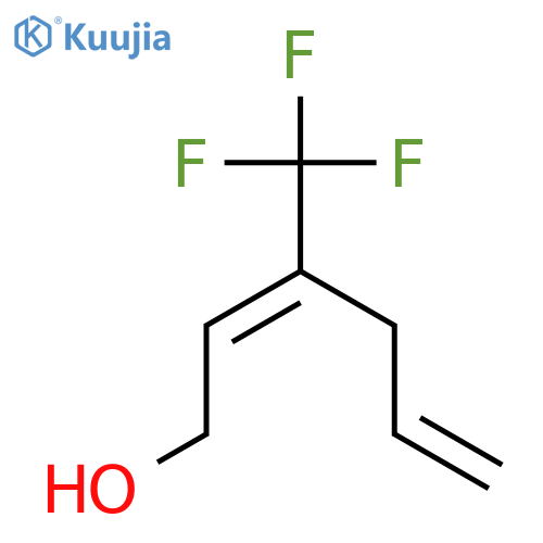 2,5-HEXADIEN-1-OL, 3-(TRIFLUOROMETHYL)-, (2E)- structure