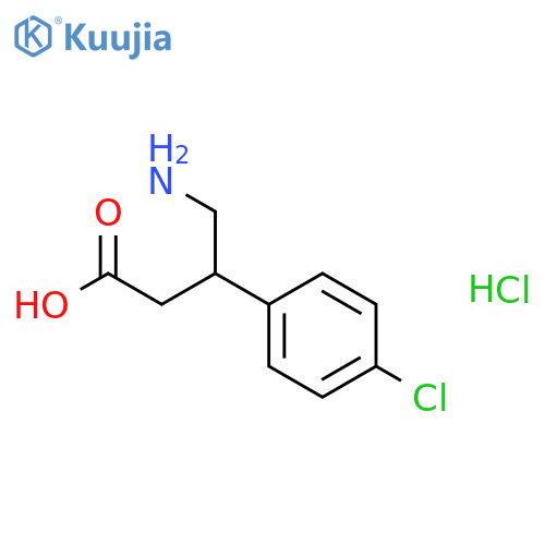 S(-)-Baclofen Hydrochloride structure