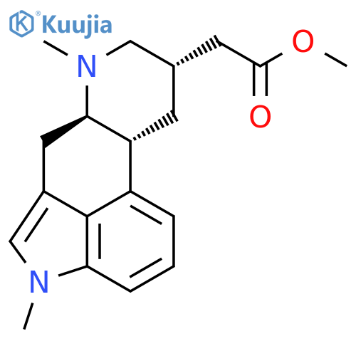 Ergoline-8-acetic acid, 1,6-dimethyl-, methyl ester, (8b)- structure