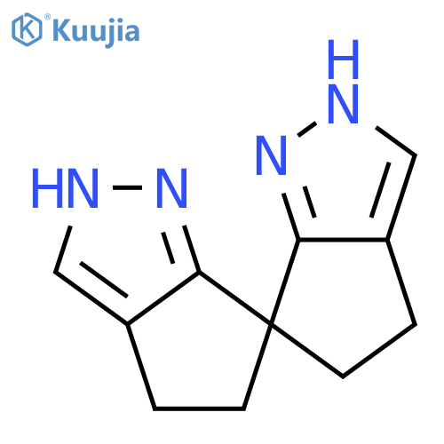 6,6'(2H,2'H)-Spirobi[cyclopenta[c]pyrazole], 4,4',5,5'-tetrahydro-, (-)- structure