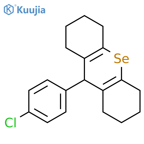 1H-Selenoxanthene, 9-(4-chlorophenyl)-2,3,4,5,6,7,8,9-octahydro- structure