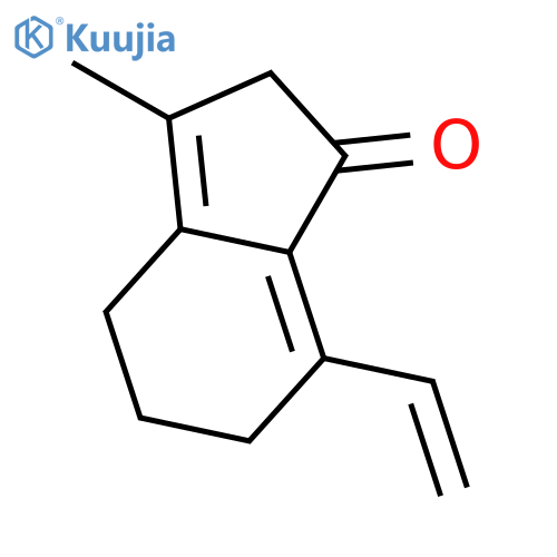 1H-INDEN-1-ONE, 7-ETHENYL-2,4,5,6-TETRAHYDRO-3-METHYL- structure