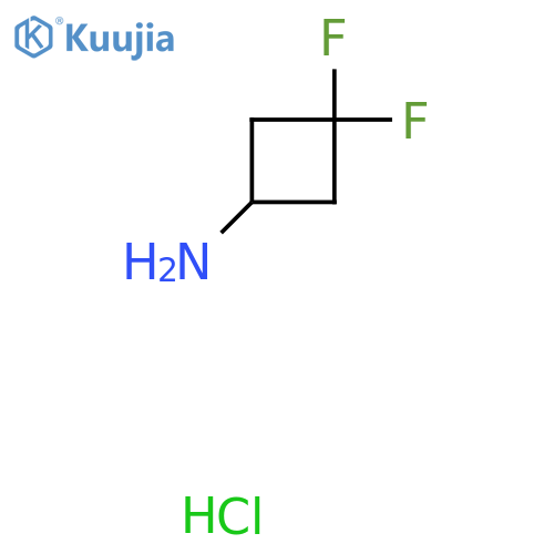 3,3-difluorocyclobutan-1-amine hydrochloride structure