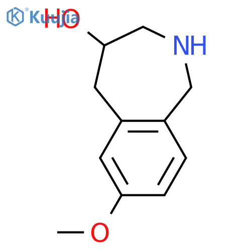 1H-2-Benzazepin-4-ol, 2,3,4,5-tetrahydro-7-methoxy- structure