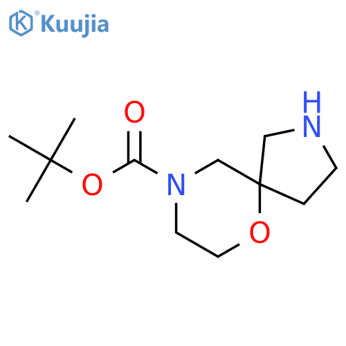 tert-butyl 6-oxa-2,9-diazaspiro[4.5]decane-9-carboxylate structure