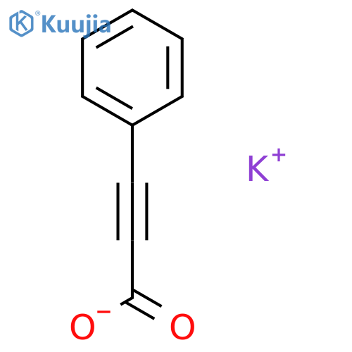 Potassium 3-phenylpropiolate structure