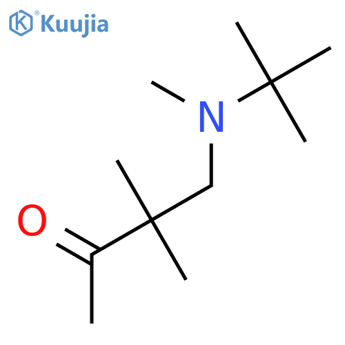 2-Butanone, 4-[(1,1-dimethylethyl)methylamino]-3,3-dimethyl- structure