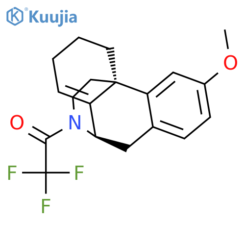 Morphinan, 8,14-didehydro-3-methoxy-17-(trifluoroacetyl)- structure