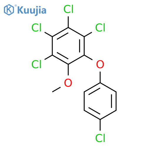 Benzene, 1,2,3,4-tetrachloro-5-(4-chlorophenoxy)-6-methoxy- structure
