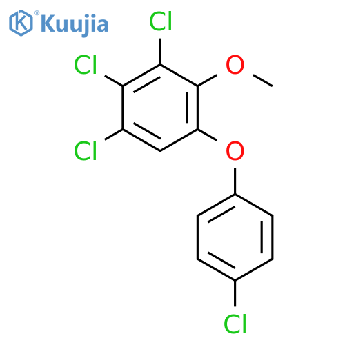 Benzene, 1,2,3-trichloro-5-(4-chlorophenoxy)-4-methoxy- structure