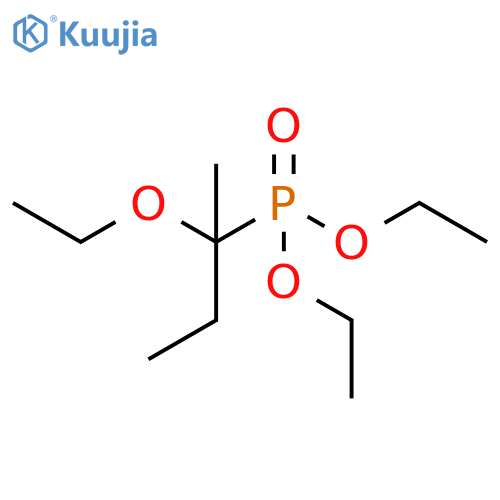 Phosphonic acid, (1-ethoxy-1-methylpropyl)-, diethyl ester structure