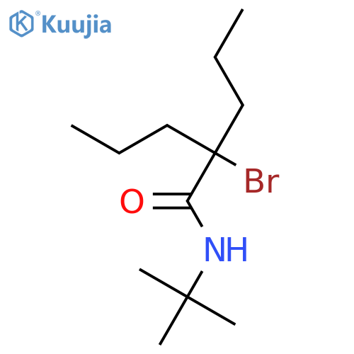 PENTANAMIDE, 2-BROMO-N-(1,1-DIMETHYLETHYL)-2-PROPYL- structure