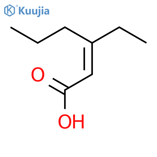 3-ethylhex-2-enoic acid structure