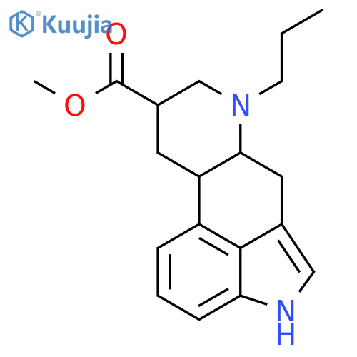 methyl (8beta,10xi)-6-propylergoline-8-carboxylate structure