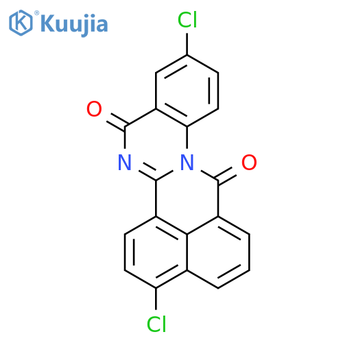 5H,13H-BENZ[4,5]ISOQUINO[2,1-A]QUINAZOLINE-5,13-DIONE, 3,9-DICHLORO- structure