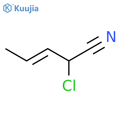 2-Chloropent-3-enenitrile structure