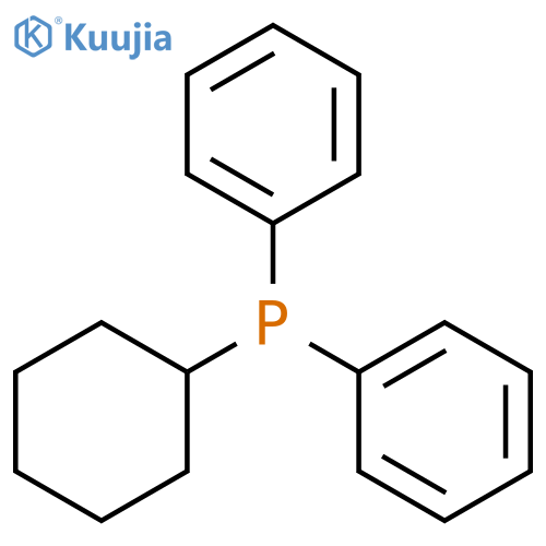Cyclohexyldiphenylphosphine structure