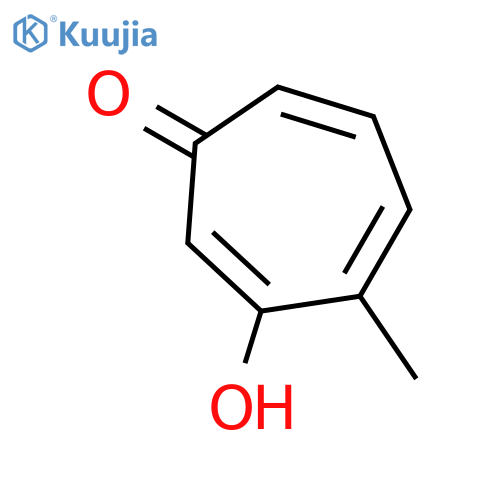 2,4,6-Cycloheptatrien-1-one, 3-hydroxy-4-methyl- structure