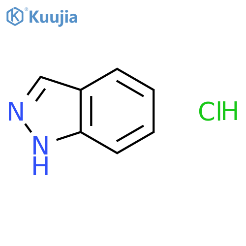 1H-Indazole, monohydrochloride structure