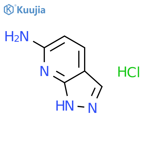 1H-Pyrazolo[3,4-b]pyridin-6-amine hydrochloride structure