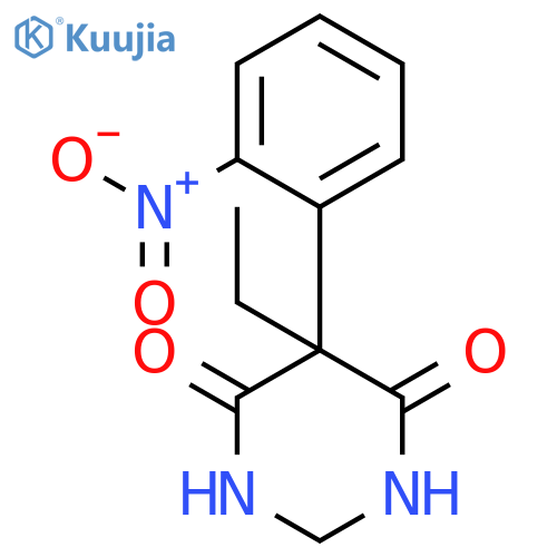 4,6(1H,5H)-Pyrimidinedione, 5-ethyldihydro-5-(2-nitrophenyl)- structure