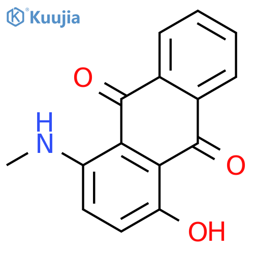 9,10-Anthracenedione,1-hydroxy-4-(methylamino)- structure