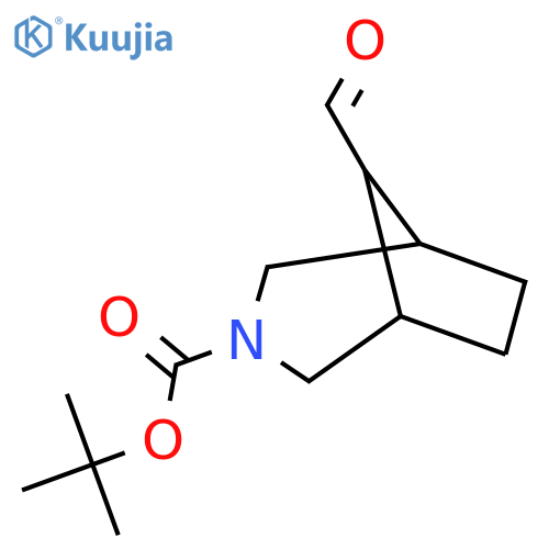 Tert-butyl 8-formyl-3-azabicyclo[3.2.1]octane-3-carboxylate structure
