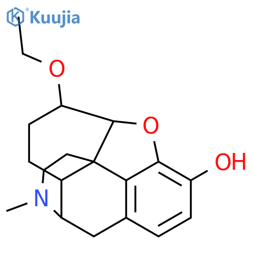 (5alpha,6beta)-6-ethoxy-17-methyl-4,5-epoxymorphinan-3-ol structure