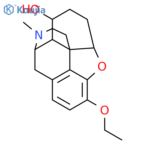 (5alpha,8alpha)-3-ethoxy-17-methyl-4,5-epoxymorphinan-8-ol structure