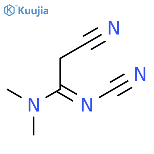 (1E)-N'-Dicyano-N,N-dimethylethanimidamide structure
