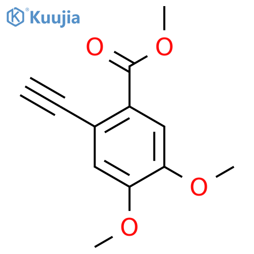 Methyl 2-ethynyl-4,5-dimethoxybenzoate structure