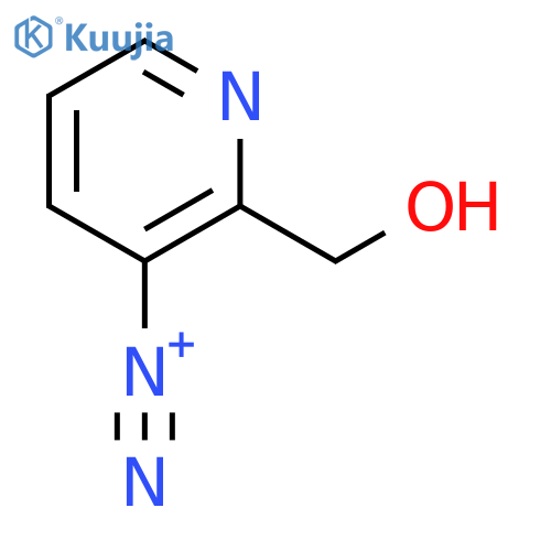 3-Pyridinediazonium, 2-(hydroxymethyl)- structure