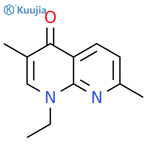 1,8-Naphthyridin-4(1H)-one, 1-ethyl-3,7-dimethyl- structure