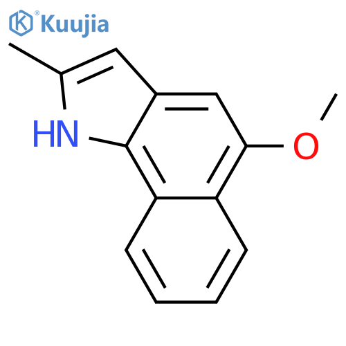 5-methoxy-2-methyl-1H-Benz[g]indole structure