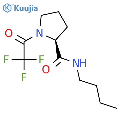 2-PYRROLIDINECARBOXAMIDE, N-BUTYL-1-(TRIFLUOROACETYL)-, (S)- structure