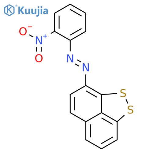 DIAZENE, NAPHTHO[1,8-CD]-1,2-DITHIOL-3-YL(2-NITROPHENYL)- structure