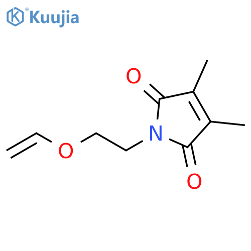 1H-Pyrrole-2,5-dione, 1-[2-(ethenyloxy)ethyl]-3,4-dimethyl- structure