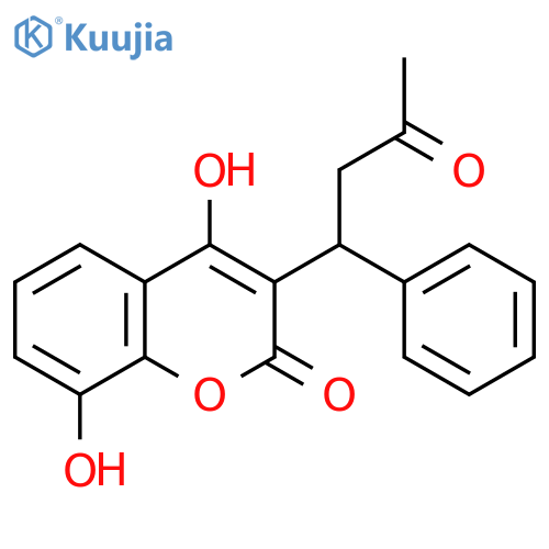 (S)-8-Hydroxy Warfarin structure