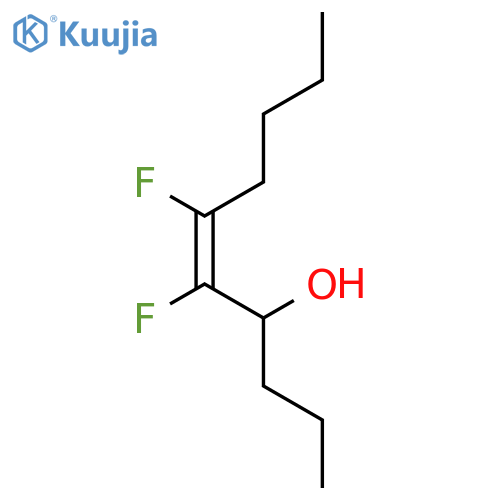 5-DECEN-4-OL, 5,6-DIFLUORO-, (Z)- structure