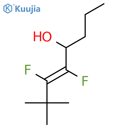 5-OCTEN-4-OL, 5,6-DIFLUORO-7,7-DIMETHYL-, (E)- structure