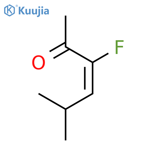 3-Hexen-2-one, 3-fluoro-5-methyl-, (E)- structure