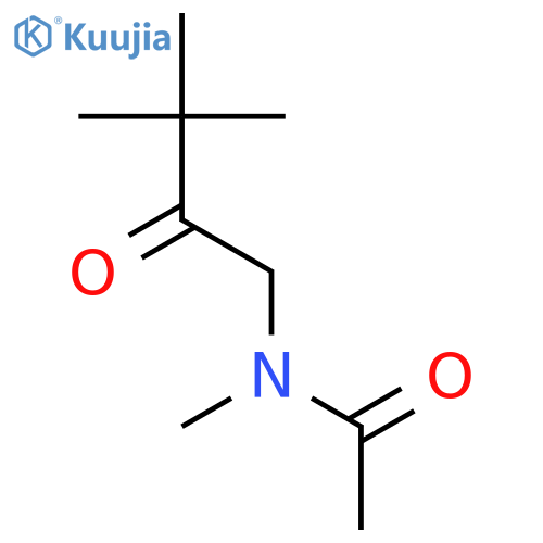 ACETAMIDE, N-(3,3-DIMETHYL-2-OXOBUTYL)-N-METHYL- structure