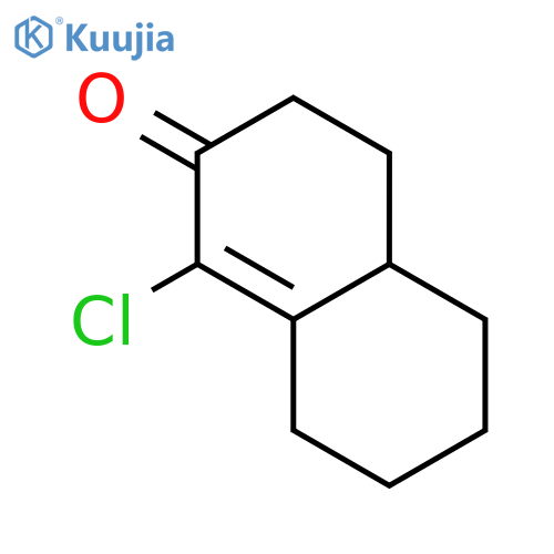 2(3H)-Naphthalenone, 1-chloro-4,4a,5,6,7,8-hexahydro- structure
